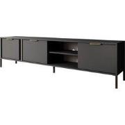 Meubella - TV-Meubel Loren - Antraciet - 203 cm