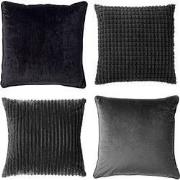 Dutch Decor KUSSENSET - 4-delig Mixed Textures - 45x45 cm - inclusief ...