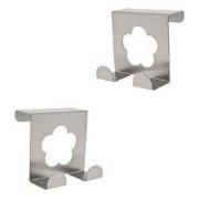 Towel hanger - Handdoek haak - RVS - Set van 2