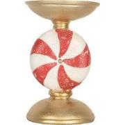 Clayre & Eef Kerstdecoratie met LED-verlichting Ø 10x16 cm Goudkleurig...