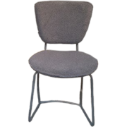 Benoa Dining Chair Amy Teddy Anthracite - set van 2