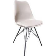 Kick kuipstoel Metal Luuk - Champagne