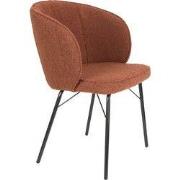 Housecraft Living Joa Eetkamerstoel Boucle Terra - Set van 2