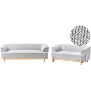 ALNOR - Bankenset - Lichtgrijs - Stof