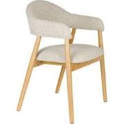 Housecraft Living Indy Eetkamerstoel met leuning Licht Bruin/ Beige - ...