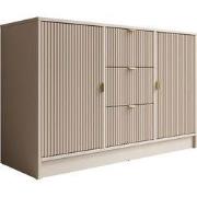 Meubella - Dressoir Tavares - Beige - 118 cm