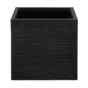 PAROS - Plantenbak - Zwart - 40 cm - Klei-vezelmengsel