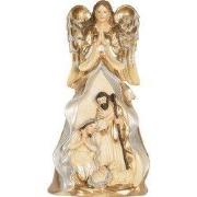 Clayre & Eef Kerstdecoratie Beeld Kerstgroep 16x13x31 cm Beige Kunstst...