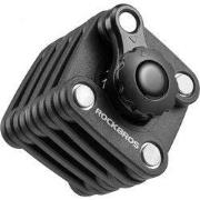 Decopatent® Fietsslot - Opvouwbaar Fietsslot ketting - Vouwslot met Ci...