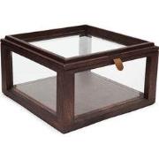 Rivièra Maison Vermilion: vitrine/presentatiekastje rechthoekig bruin ...