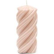 Rivièra Maison Twisted stompkaars gedraaid roze 14cm -  paraffine