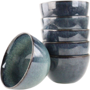 OTIX Soepkommen - zonder Oor - Set van 6 - Schaaltjes - 600ml - Blauw ...