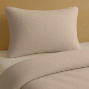 Zydante® Dekbedovertrek Teddy 240x220 cm - Taupe - met 2 Kussenslopen