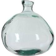 Organic vase transparent - h33xd33cm