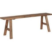Bold bench recycled wood brown - l108xw29,5xh36,5cm