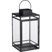 Storm lantern black - l19,5xw19xh36cm