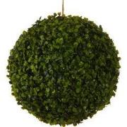Mica Decorations Buxus Bol Kunstplant voor Buiten Hangend - Ø28 cm - G...