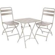 Mica Decorations Evita Bistroset - Set van 3 - Metaal - Bruin