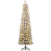 Black Box Trees Charlton Smalle Kunstkerstboom met Warm Witte LED Verl...