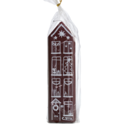 Rustik Lys - BY KIMMI Huis kerst aubergine L