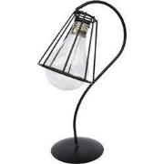 Decopatent Metalen Staande Decoratie Bloemenlamp - glazen lamp vaas - ...