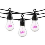 Luca Lighting Love LED Lichtsnoer Buiten - L450 cm - Roze