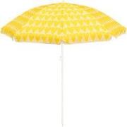 Mica Decorations Heart Strandparasol - H180 x Ø160 cm - Geel