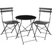 Mica Decorations Laurence Bistroset - Set van 3 - Metaal - Zwart