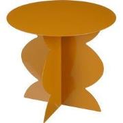 Mica Decorations Rafi Bijzettafel - H40 x Ø45 cm - IJzer - Bruin