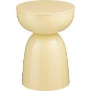 Mica Decorations Elliot Bijzettafel - H45 x Ø32 cm - IJzer - Beige