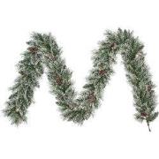 Vandans garland green frosted TIPS 150 - l270xd20cm