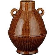 Mica Decorations  Elena Vaas - H34 x Ø26 cm - Keramiek - Bruin