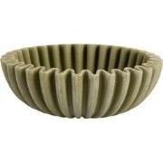 Schaal Wave - Donkergroen - Ø20cm