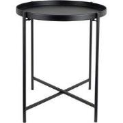 Bijzettafel Meseta - Zwart - 40x40x49cm