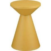 Mica Decorations Jim Bijzettafel - H45 x Ø31 cm - IJzer - Okergeel