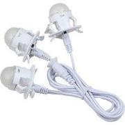 Three Led Light String Moonlan 12x4x20 cm Kersthuisje