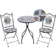 CIVITA - Balkonset - Zwart - Metaal