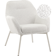 JABRO - Fauteuil - Gebroken wit - Polyester