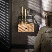 Set van 2 Nachtkastjes Ceriel Acaciahout Naturel met Lade