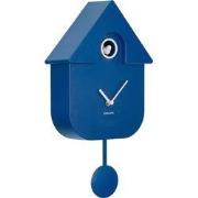 Karlsson - Wandklok Modern Cuckoo - Cobalt blue
