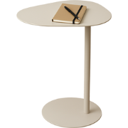 MISOU Bijzettafel - Banktafel - Organisch - Beige - op Voet - Koffieta...