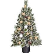 Black Box Trees Kaprun Kunstkerstboom in Pot met LED Verlichting en Ti...
