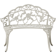 PIURA - Tuinbank - Wit - Aluminium