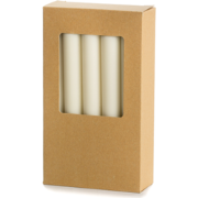 Rustik Lys - Stearine dinerkaars 2,2 x 19 cm cream