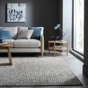 Laagpolig Vloerkleeed - Rhett Circular Knit - Grijs - 200x290 cm