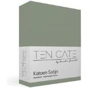 Ten Cate 100% Katoensatijnen Hoeslaken - 90x220 - Groen