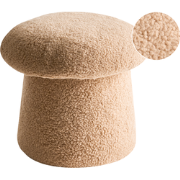 EUFAULA - Poef - Beige - Bouclé