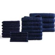 PHLOX Supreme Handdoeken 22 delig set - Zware kwaliteit 600 g/m2 - Nav...