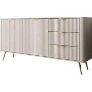 Meubella - Dressoir Lima - Beige - 163 cm