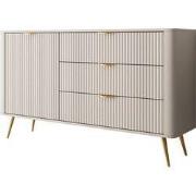 Meubella - Dressoir Lima - Beige - 138 cm
